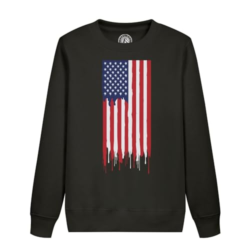 Sweatshirt enfant USA aux couleurs du drapeau americain de football