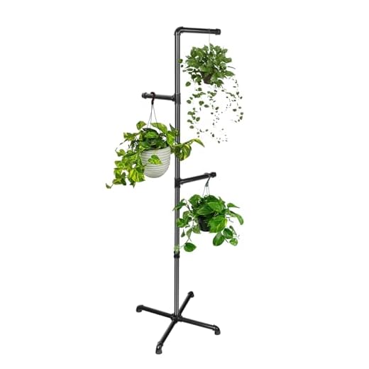 25+ Must-Have Balcony Furniture Pieces for Your Outdoor Oasis 6 Chloraeon Hanging Plant Stand, Plant Hanger Indoor, Corner Hanging Plant Stand, Black Metal Holder for Bedroom, Living Room, Garden, Balcony