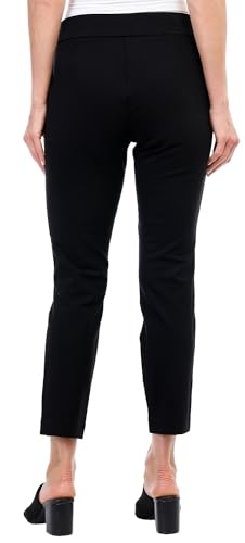 Rafaella Women's 26.5” Petite Ankle Pant with Hardware, Pull-on Waist with Slimming Panel, Stretch Fabric, Classic Fit2