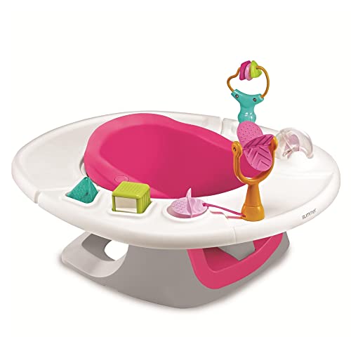 Summer Infant Superseat 4 En 1 Asiento Elevador De Asiento De Descubrimiento Y Asiento De Suelo Con Bandeja Y Juguetes, Color Rosa Summer Infant Superseat 4 En 1 Asiento Elevador De Asiento De Descubrimiento Y Asiento De Suelo Con Bandeja Y Juguetes, Color Rosa