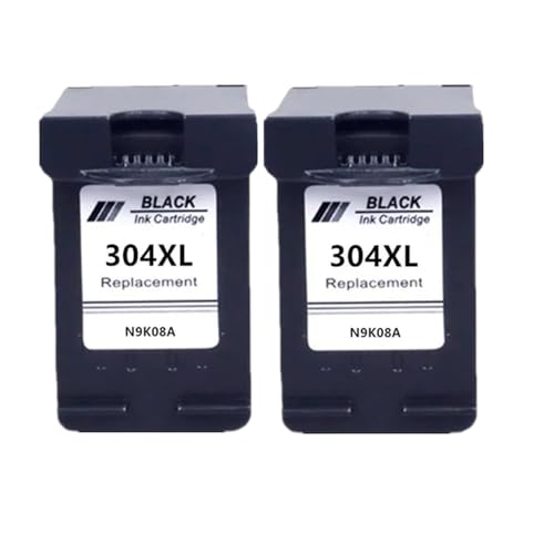 Cartouche d'encre 304XL noir pack de 2 pour imprimante Deskjet 3720 et 3730