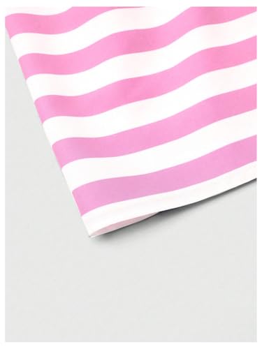 SOLY HUX Women's Striped Maxi Dress Tie Shoulder Shirred Ruffle Hem A Line Flowy Long Dresses Sundress3