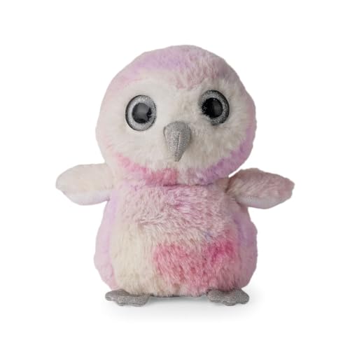 Image of Berry Shiny is Miny Series, Owl, Plush Soft, Toy Cute Kids, Sparkly Eyes, Birthday Animal Baby Boys /Girls (Pink)