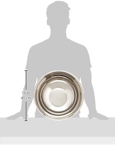 Vista 6 de Bol para mezclar de Vollrath, de acero inoxidable, Plateado