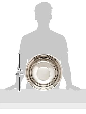 Vollrath 47938 8-Quart Economy Mixing Bowl, Stainless Steel, Silver