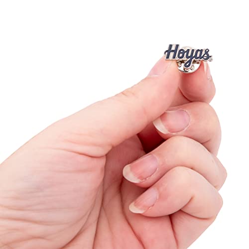 Image of Desert Cactus Georgetown University Lapel Pin GTWN Hoyas Made of Metal for Formal Wear, Bag and Hat Jewelry, and Tie Tack