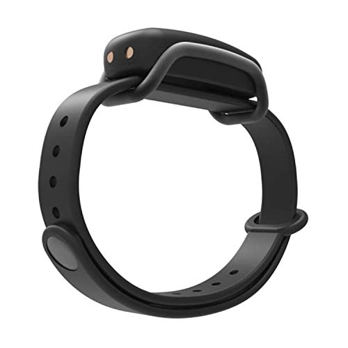 BOND TOUCH Vibrating Waterproof Bluetooth Long Distance Connection Bracelet with 4 Day Battery Life for iOS and Android Devices, Black and Gold (2 Pack)