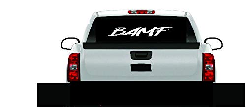 BAMF Vinyl Decal Sticker Banner Turbo Diesel Truck Boost JDM Funny Dropper