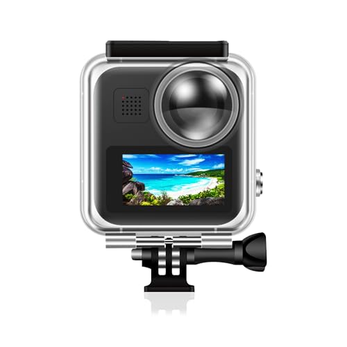 ParaPace 45M Waterproof Housing Case for Gopro Max,Action Camera Underwater Diving Protective Shell with Bracket Accessories(GP-272)