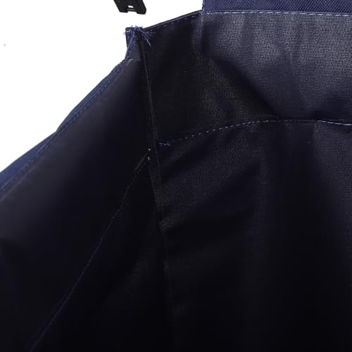 Bolsa interior para carrito de lavandería de tela azul organizador rectangular SUPVOX 4