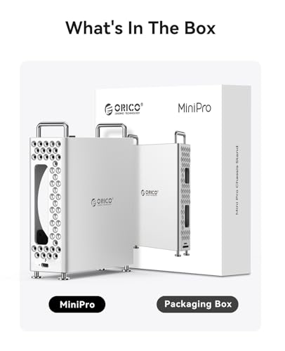 ORICO ORICO MiniPro Thunderbolt 5 アルミ ドッキングステーション 垂直スタンド Mac mini M4/M4 Pro 専用 最大転送速度 80Gbps 内蔵 2TB SSD MST5P の商品画像 8