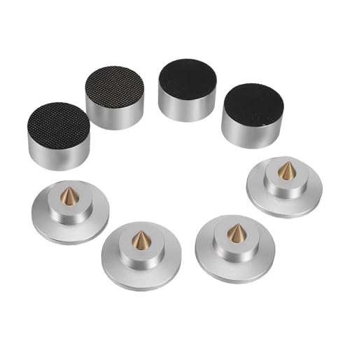 Pieds Anti-Vibrations Haut-Parleurs Lot de 4 Supports Pointes Isolation Hifi