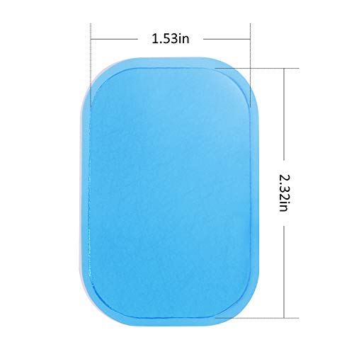 UYGHHK 50 Pcs/25 Pack Gel Pads for Abs Stimulator, EMS AB Trainer Replacement, Blue, Modern Style