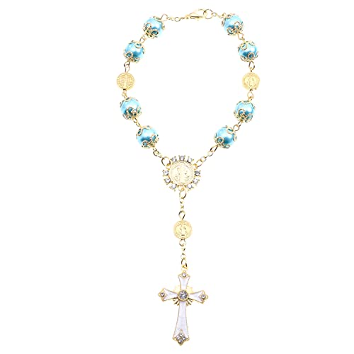 Generic-Religious-Prayer-Ball-Beads-Cross-Rosary-Bracelet-Virgin-Mary-Rosary-Prayer-Beads-Jesus-Crucifix-Cross-For-Women-Men-Blue