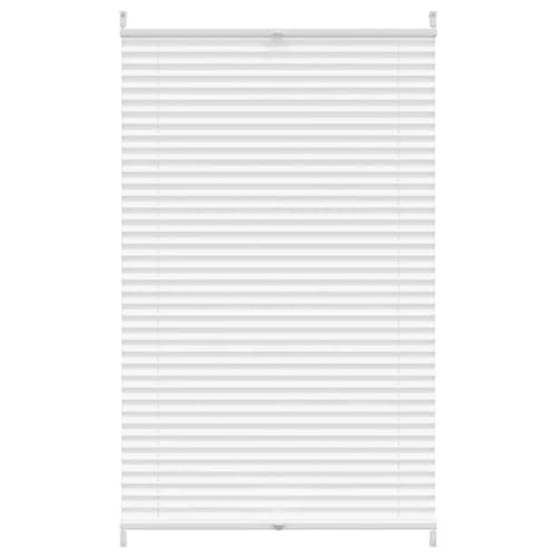 Store plissé 90x150 cm blanc occultant pour fenêtre de salon - 3
