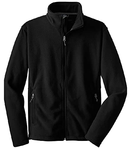 Joe's USA Mens Soft Midweight Fleece Jackets in Regular, Big & Tall