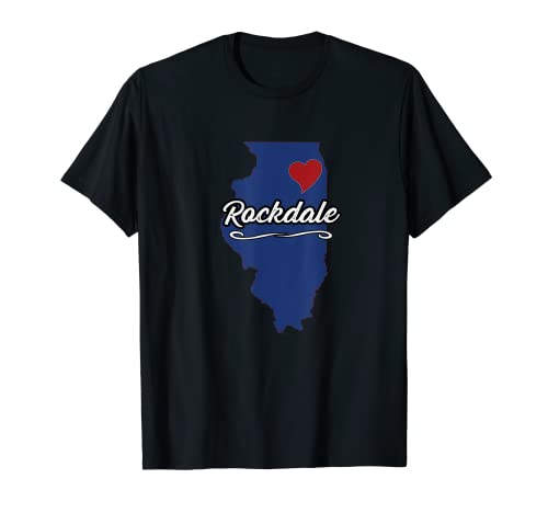 Ciudad de Rockdale Illinois | IL Town - Novedad Merch - Camiseta