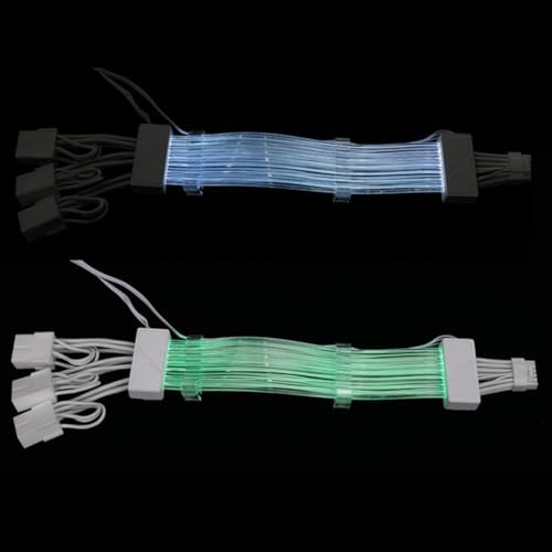 Cable PSU ARGB 12P para eliminar cables feos e iluminar la placa base del PC 6