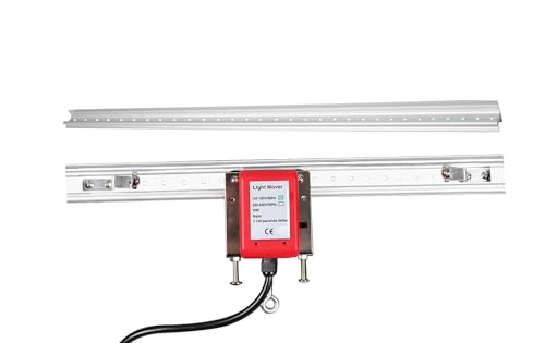 Hydroponic Grow Light Mover LED Rail Light Track System with 1-120 Seconds delay Switch for Indoor Growing