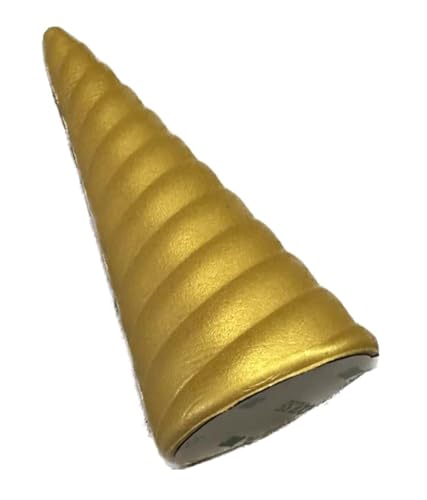 Helmet Flair Softeez Unicorn Horn for Helmet | Made in USA | Foam Accessory for Bike, Ski, Snowboard & Airsoft Helmet | Peel & Stick