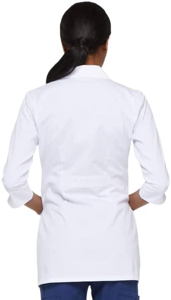 Dickies Women's Junior Fit 3/4 Sleeve Lab Coat - Image 4