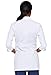 Dickies Women's Junior Fit 3/4 Sleeve Lab Coat, White, Small