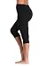 Women's Plus Size Capri Leggings 3/4 Length Leggings Modal Comfortable Leggings