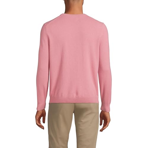 Lands' End Mens Fine Gauge Cashmere Sweater Dark Shadow Pink Regular X-Small2