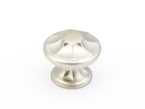 Schaub Empire Collection 1-3/8 in. (35mm) Knob, Satin Nickel - 876-15 #1