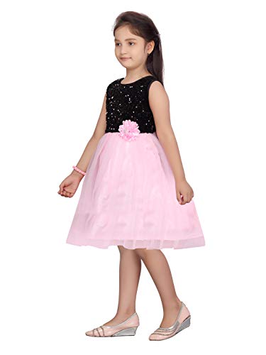 Image of muhuratam Girls Solid Regular Dress