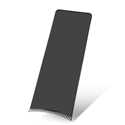 LIQWEI Highlighting Board Balayage Board Hair Coloring Paddle Balayage Highlighting Boards with Teeth Hair Dye Tools Highlighting-Paddle for Barber Salon Hairstylist Hair-Dying Tools (Black)