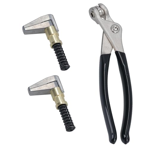 AB Tools 2 x Cleco Side Edge End Clamps Fasteners Grips 19mm Open 25mm Depth + Pliers