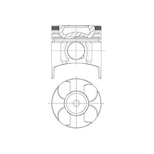 NÜRAL 87-307600-40 Pistón