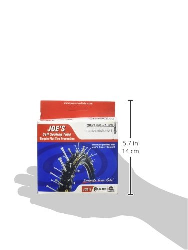 Joes Super Sigillante AV JNTUS26175AV: Camera D'aria Per Bici 26x1.75-2.125 Con Valvola Presta
