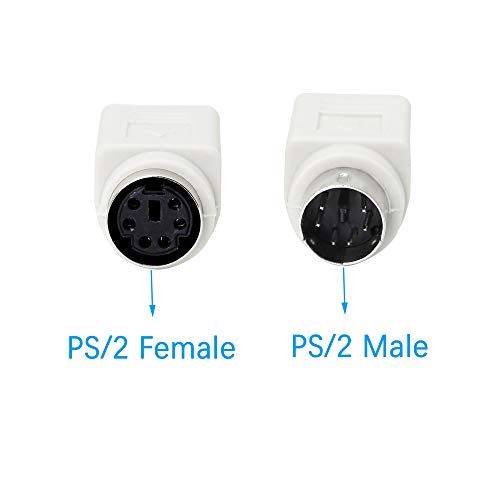 Image of 8.5 Feet PS /2 Mouse and Keyboard Extension Cable, 28AWG PS /2 6-Pin Male to Female Extension Cable YOUCHENG for PS /2 Round Mouse, Keyboard Extension