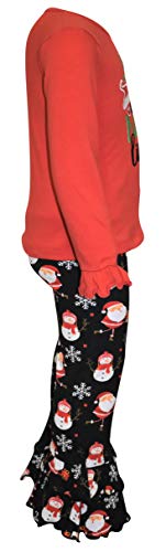 Image of Unique Baby Girls Little Miss Nice List Christmas Pant Set