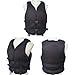 Adjustable Buoyancy Swim Vest, Neoprene Safety Jacket with Breathable Mesh & Double Buckles, for Boating, Snorkeling, Kayaking, Paddle Boarding