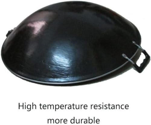 Wok de hierro sin recubrimiento con tapa de 38 cm miniatura 5