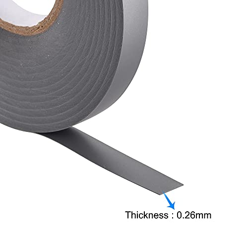 Image of uxcell Insulating Tape 10mm Width 26M Long 0.26mm Thick PVC Electrical Tape Grey 3pcs