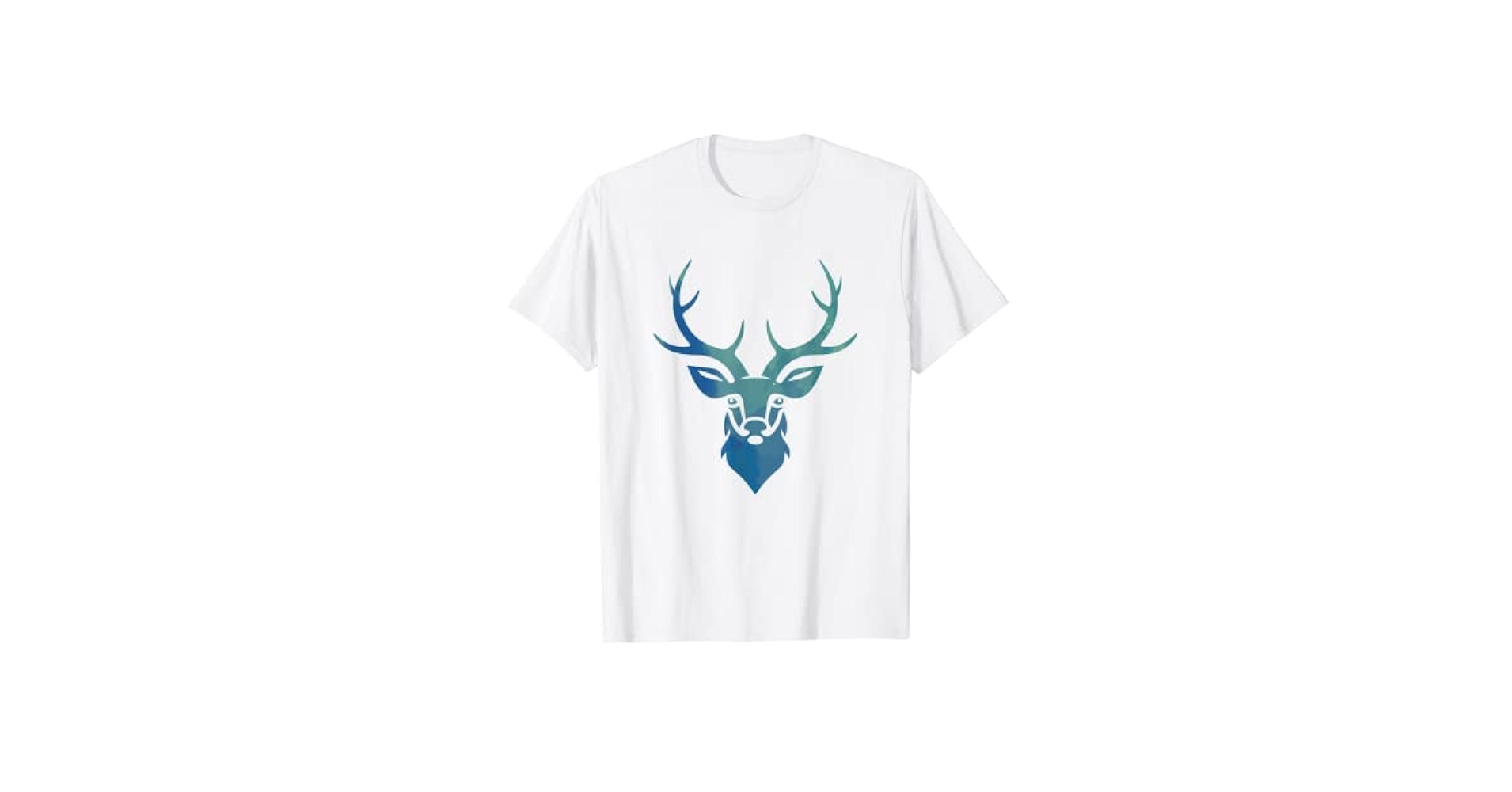 Amazon | 雄鹿の角 森のハンター 鹿の頭 鹿の角 ギフト Tシャツ