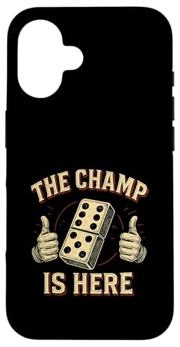 The Champ Is Here Dominoes King Domino Player �^�C�����D�� �X�}�z�P�[�X iPhone 16 �p