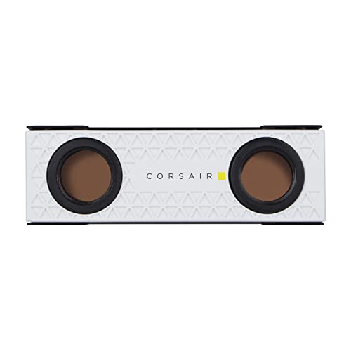 Corsair Hydro X Series XM2 M.2 SSD Water Block (Add Your M.2 SSD to a Custom PC Cooling Loop, Copper Cold Plate, Easy Installation on Standard 2280 M.2 SSD) White