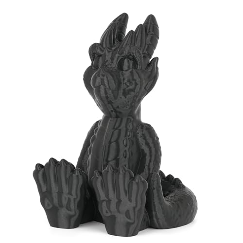 Image of NUMAKERS PETG 3D Printer Filament, 1.75mm, Dimensional Accuracy + /- 0.05 mm, 1 kg Spool (2.2 lbs), Compatible with Most FDM Printers (Midnight Gray)