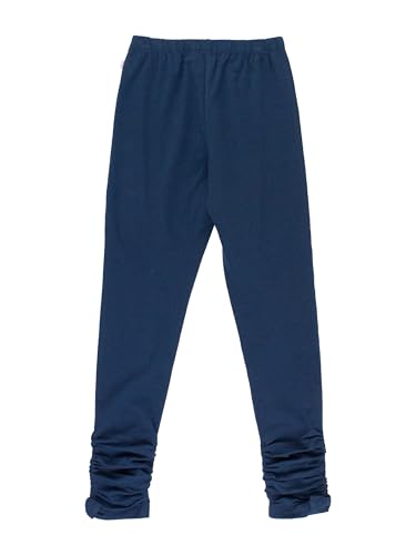 Image of RuffleButts Baby Girls Fall Fall - Stretchy Ruched Toddler Ruffle Leggings