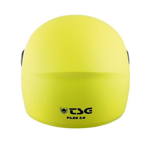 Casco Integral TSG Pass 2.0 Amarillo Satén L con Visera de Recambio 4