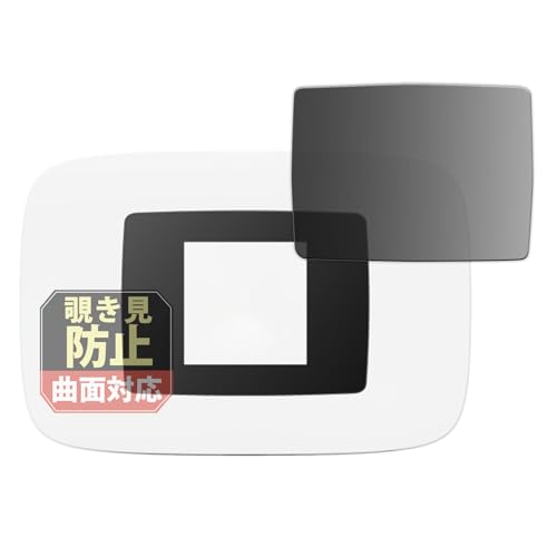 Leipsden 楽天 Rakuten WiFi Pocket Platinum 対応 FlexPrivacy Shield 保護 フィルム 曲面対応 覗き見防止 プライバシー 反射低減 日本製