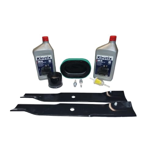 proven part Tune Up Maintenance Kit Blades Filters Oil for Hustler Raptor 42 in.