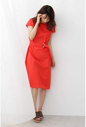 Amazon Co Jp プロポーションボディドレッシング ワンピース 2way麻ボートネックワンピース レディース トマトレッド 日本 2 日本サイズm相当 服 ファッション小物