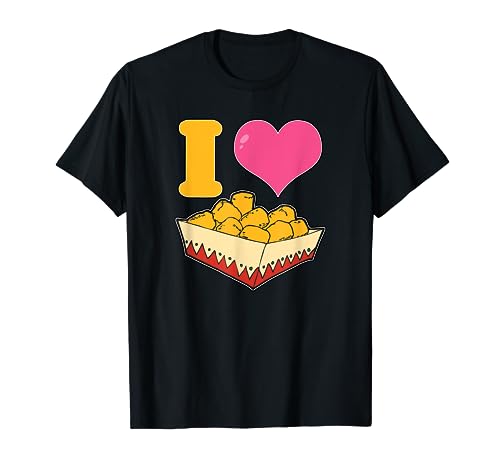 Comida Humor I Corazón Amor Tater Tots Camiseta