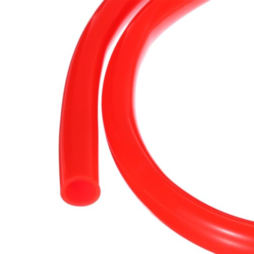 Image of 1m(3.3ft) 12.7mm(1 /2 inch) ID x 16mm(5 /8 inch) OD Silicone Tubing Red Industrial Plastic Tubing Pure Silicone Hoses for Pump Siphoning Draining Irrigation Brewing